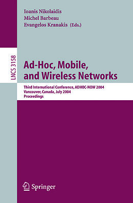 E-Book (pdf) Ad-Hoc, Mobile, and Wireless Networks von 
