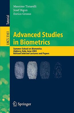 eBook (pdf) Advanced Studies in Biometrics de 