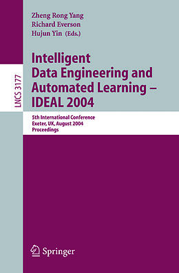 E-Book (pdf) Intelligent Data Engineering and Automated Learning - IDEAL 2004 von 
