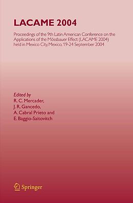 eBook (pdf) LACAME 2004 de R. C. Mercader, J. R. Gancedo, A. Cabral Prieto