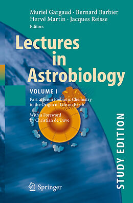 Couverture cartonnée Lectures in Astrobiology de 