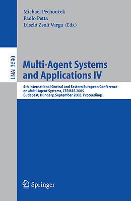 Kartonierter Einband Multi-Agent Systems and Applications IV von 