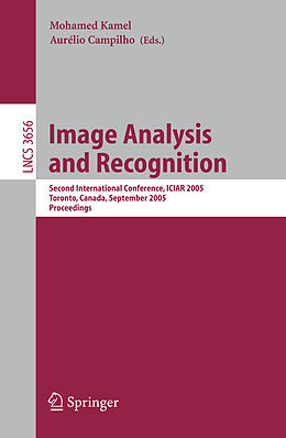 Couverture cartonnée Image Analysis and Recognition de 