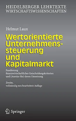 E-Book (pdf) Wertorientierte Unternehmenssteuerung und Kapitalmarkt von Helmut Laux