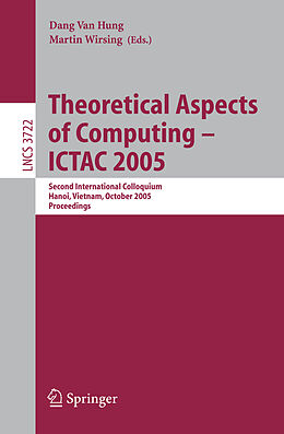 Kartonierter Einband Theoretical Aspects of Computing - ICTAC 2005 von 