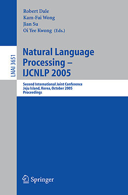Kartonierter Einband Natural Language Processing - IJCNLP 2005 von 