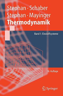 E-Book (pdf) Thermodynamik. Grundlagen und technische Anwendungen von Peter Stephan, Karlheinz Schaber, Karl Stephan