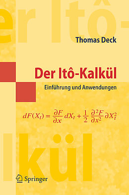 E-Book (pdf) Der Itô-Kalkül von Thomas Deck