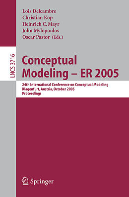 Kartonierter Einband Conceptual Modeling - ER 2005 von 