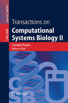 Kartonierter Einband Transactions on Computational Systems Biology II. Vol.2 von 