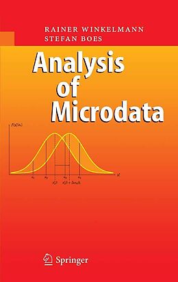 eBook (pdf) Analysis of Microdata de Rainer Winkelmann, Stefan Boes