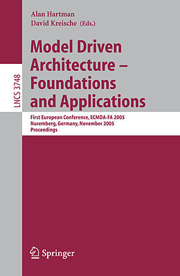 Kartonierter Einband Model Driven Architecture - Foundations and Applications von 