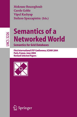 E-Book (pdf) Semantics of a Networked World. Semantics for Grid Databases von 