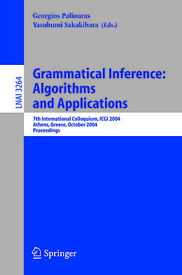 E-Book (pdf) Grammatical Inference: Algorithms and Applications von 