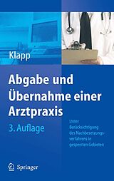 E-Book (pdf) Abgabe und Übernahme einer Arztpraxis von Eckhard Klapp