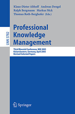 Kartonierter Einband Professional Knowledge Management von 