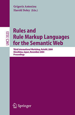E-Book (pdf) Rules and Rule Markup Languages for the Semantic Web von 