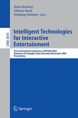 Kartonierter Einband Intelligent Technologies for Interactive Entertainment von 
