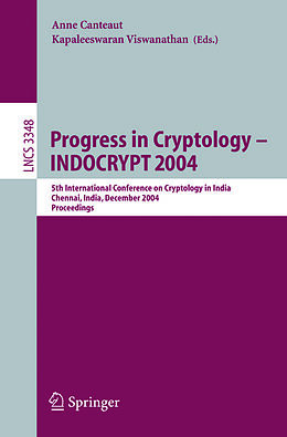 E-Book (pdf) Progress in Cryptology - INDOCRYPT 2004 von 