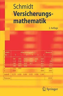 E-Book (pdf) Versicherungsmathematik von Klaus D. Schmidt