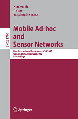 Kartonierter Einband Mobile Ad-hoc and Sensor Networks von 