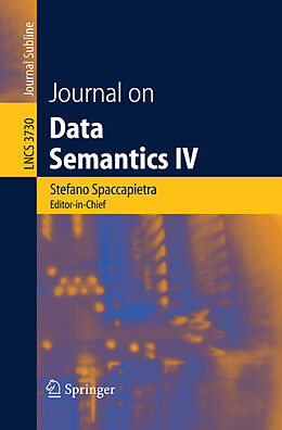 Kartonierter Einband Journal on Data Semantics IV von 