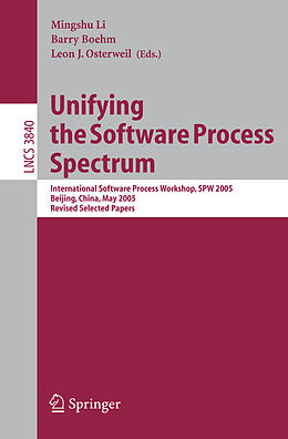 Kartonierter Einband Unifying the Software Process Spectrum von 