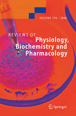 Fester Einband Reviews of Physiology, Biochemistry and Pharmacology 156 von 