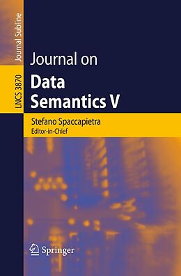 E-Book (pdf) Journal on Data Semantics V von 