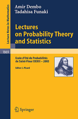 eBook (pdf) Lectures on Probability Theory and Statistics de Amir Dembo, Tadahisa Funaki