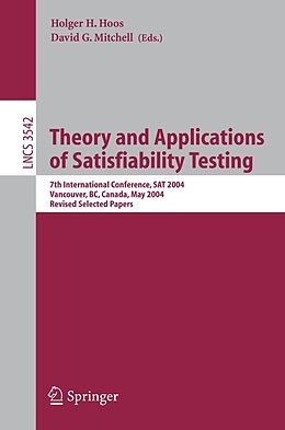 E-Book (pdf) Theory and Applications of Satisfiability Testing von 