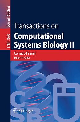 E-Book (pdf) Transactions on Computational Systems Biology II von 