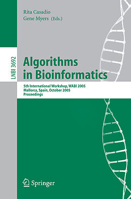 E-Book (pdf) Algorithms in Bioinformatics von 