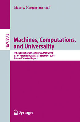 E-Book (pdf) Machines, Computations, and Universality von 