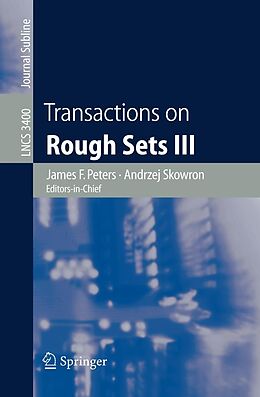 E-Book (pdf) Transactions on Rough Sets III von 