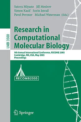 eBook (pdf) Research in Computational Molecular Biology de 