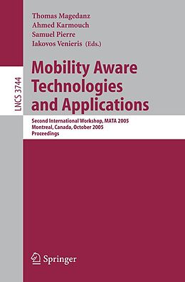 E-Book (pdf) Mobility Aware Technologies and Applications von 