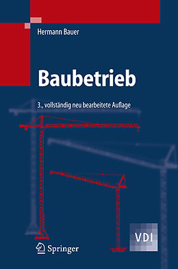 Fester Einband Baubetrieb von Hermann Bauer