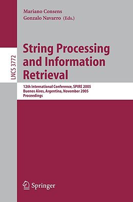E-Book (pdf) String Processing and Information Retrieval von 