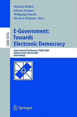 E-Book (pdf) E-Government: Towards Electronic Democracy von 