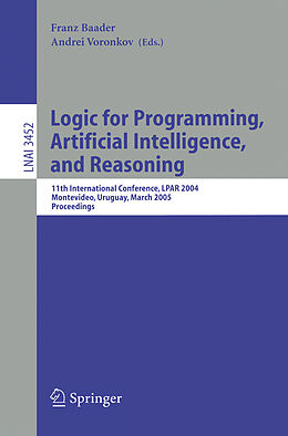 E-Book (pdf) Logic for Programming, Artificial Intelligence, and Reasoning von 