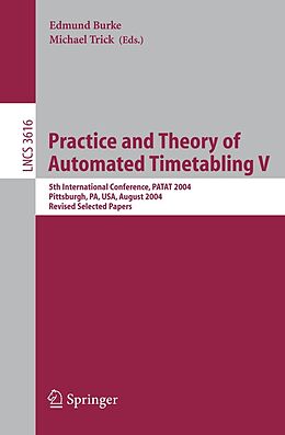 E-Book (pdf) Practice and Theory of Automated Timetabling V von 