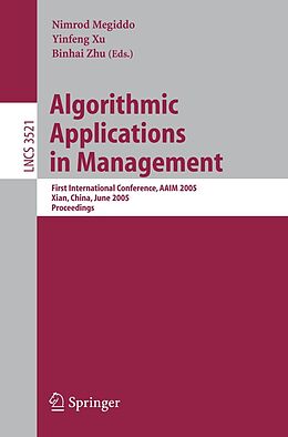 E-Book (pdf) Algorithmic Applications in Management von 