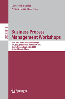 Kartonierter Einband Business Process Management Workshops von 