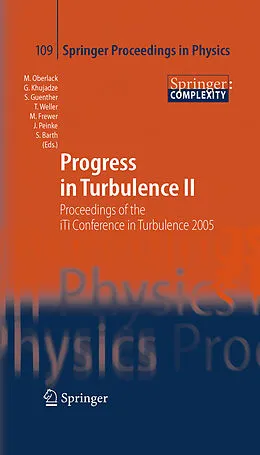 E-Book (pdf) Progress in Turbulence II von Martin Oberlack, George Khujadze, Silke Günther