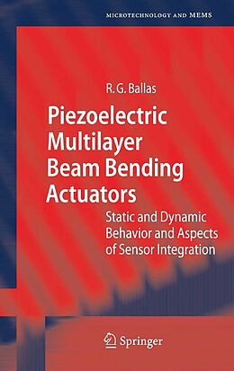 eBook (pdf) Piezoelectric Multilayer Beam Bending Actuators de Rüdiger G. Ballas