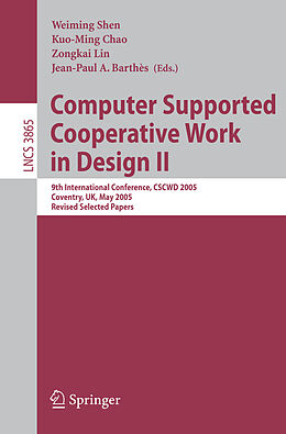 Kartonierter Einband Computer Supported Cooperative Work in Design II von 