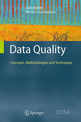 Livre Relié Data Quality de Carlo Batini, Monica Scannapieco
