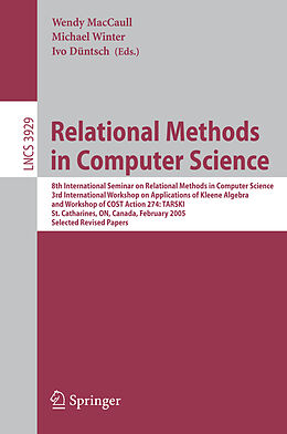 Kartonierter Einband Relational Methods in Computer Science von 