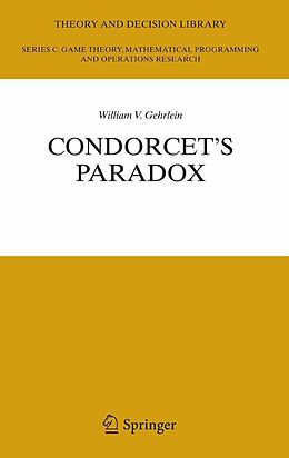 eBook (pdf) Condorcet's Paradox de William V. Gehrlein